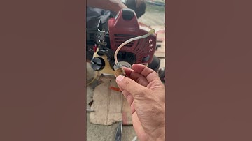 Replace the fuel filter and fuel line of the brush cutter—how does its engine sound to you now?