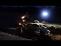 R956 Liebherr by night