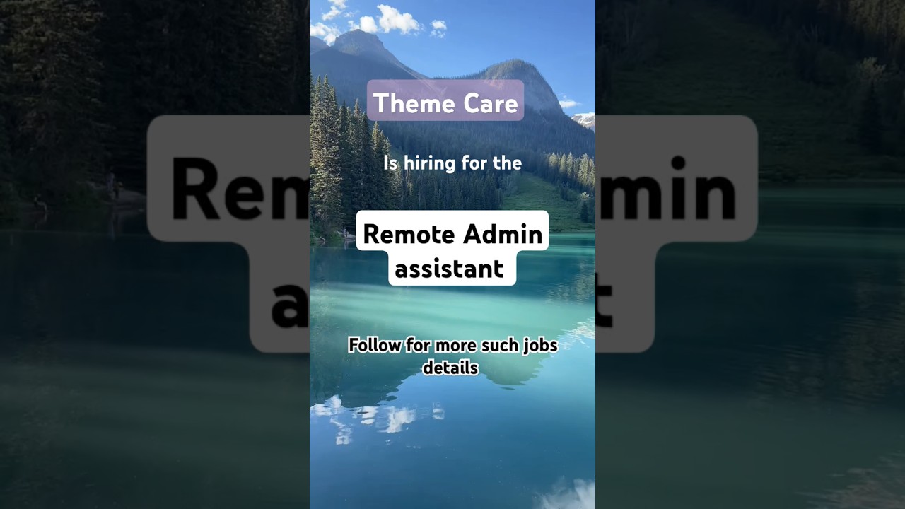 Remote Admin Assistant 