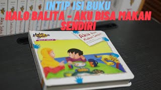 Yuk Intip Isi Buku Halo Balita - Aku Bisa Makan Sendiri - Pelangi Mizan