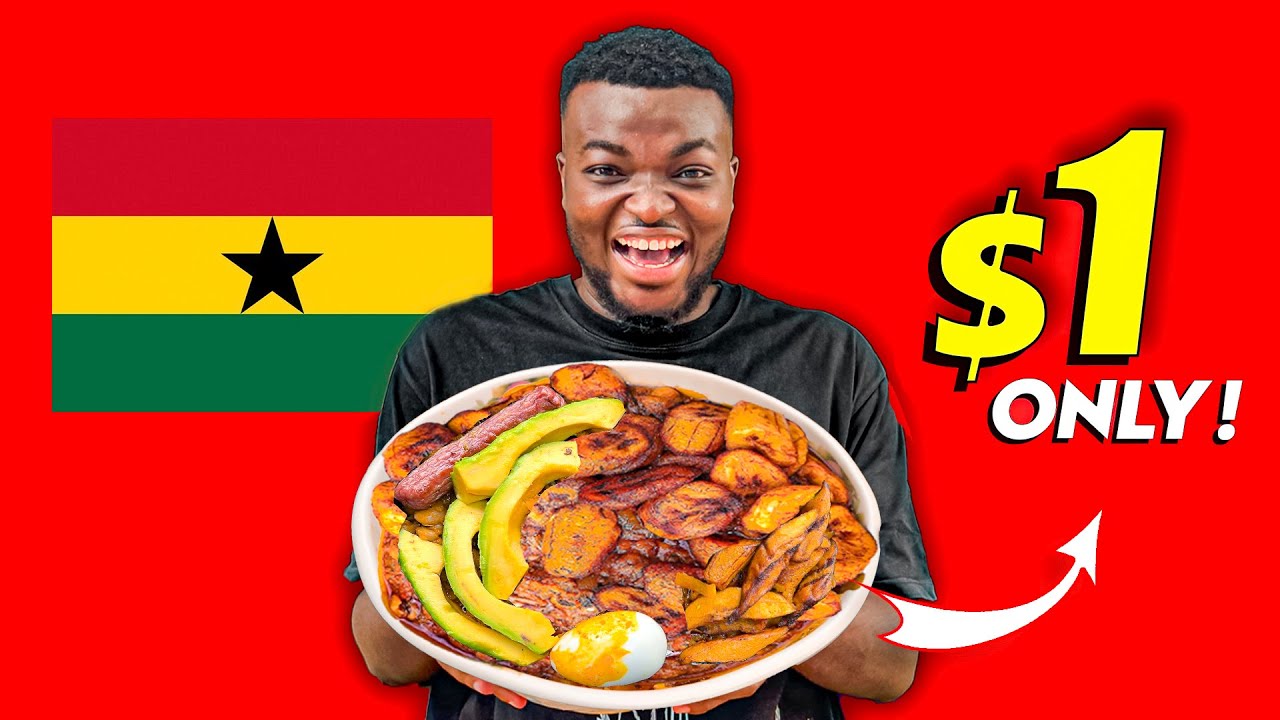 Cheapest Food In Africa. What You Can Buy For $1 In Ghana 🇬🇭 🇬🇭