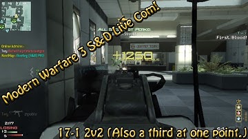 17-1 Arkaden Search & Destroy | MW3 UMP-45 Live Commentary