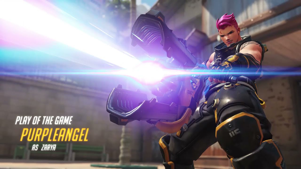 Overwatch Zarya Play of the Game | Funny McCree Roll