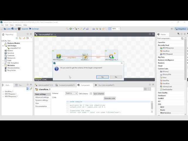 Talend ETL Tutorial for Beginner - Create Simple ReST Endpoint Using Talend Open Studio for ESB class=