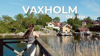 Travel vlog - Slow day in Vaxholm island in Stockholm archipelago | Sweden travel vlog