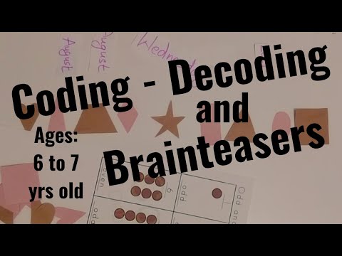 Coding-Decoding | Brainteaser | puzzle | first grade | class one