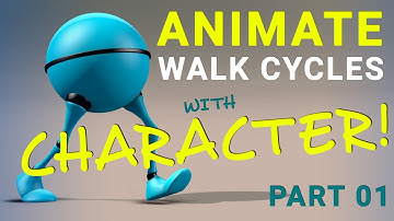 Free Tutorial | How to animate a Basic Walk Cycle - Part 01