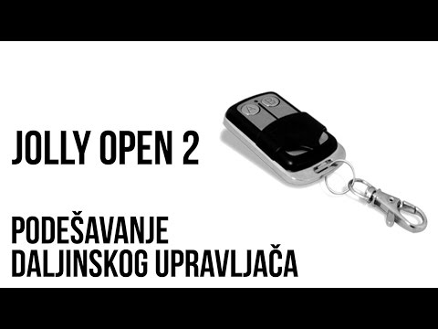 Jolly Open 2 univerzalni daljinski - Programiranje