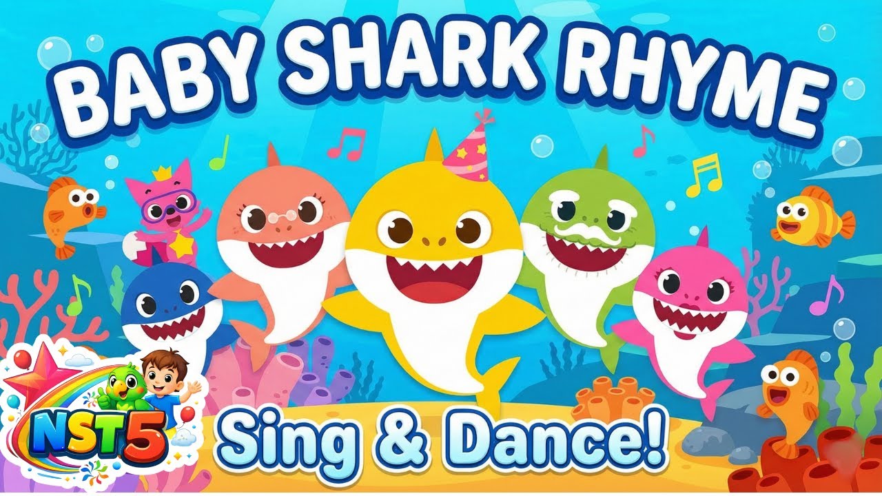 Baby Shark | Детская песенка | NST5 Kids | Развивающие песни для детей