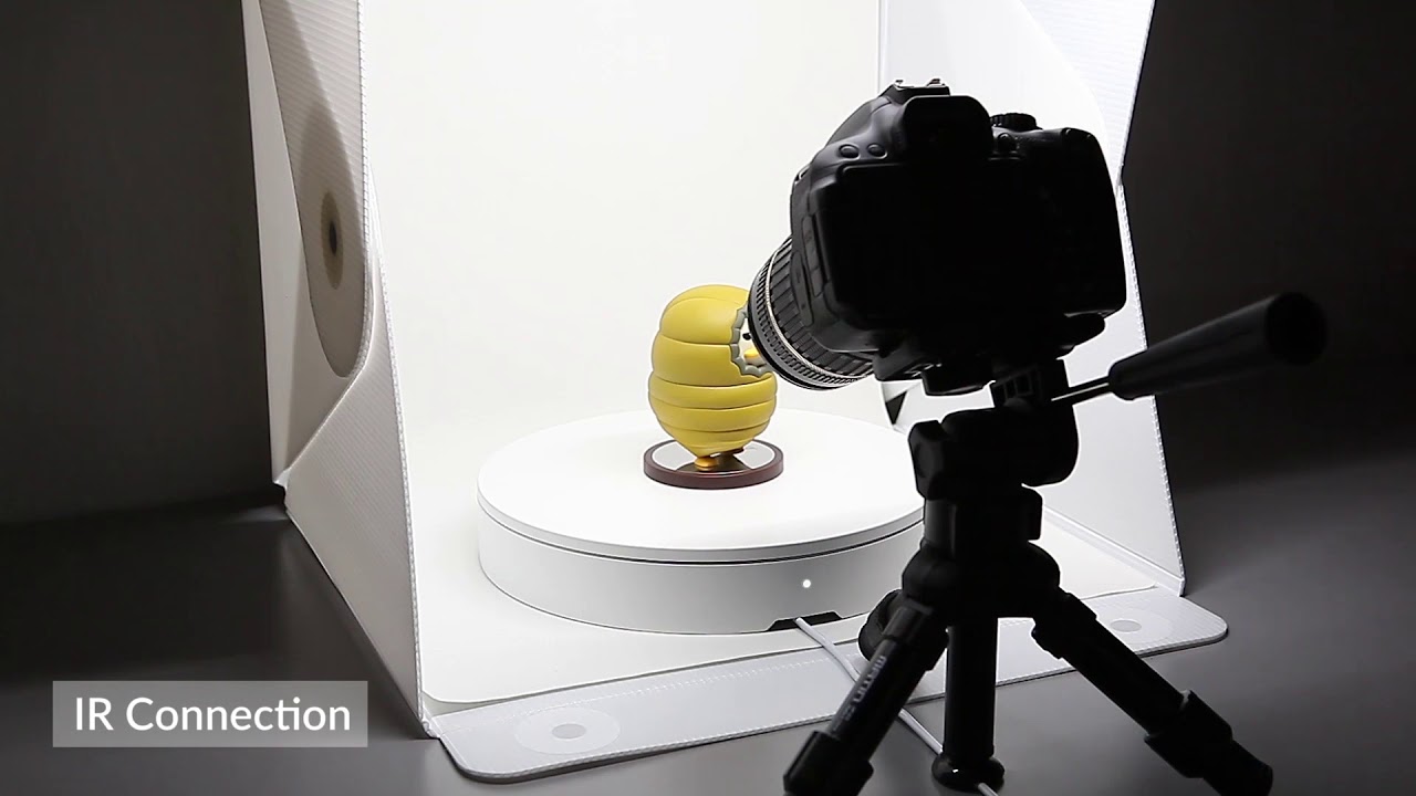 foldio 360 smart dome 撮影用ボックス　映り込みを防げる ORANGEMONKIE Foldio360 Smart Dome Turntable M4000R B&H Photo