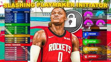 *BROKEN* NEW BEST PLAYMAKER & SLASHING PLAYMAKER BUILDS NBA 2K21 | BEST RUSSELL WESTBROOK BUILD 2K21