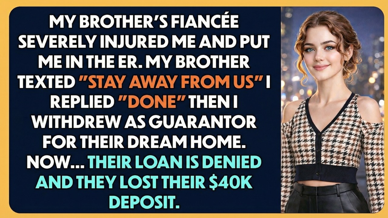 My Brother's Fiancée Severely Injured Me And Put Me In The ER. My Brother Texted: Stay Away From Us