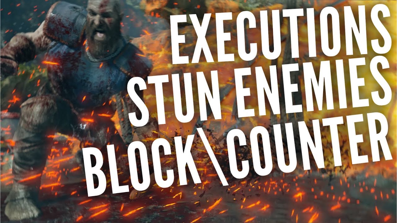 GOD OF WAR 4 | HOW TO DO FINISHER EXECUTIONS | STUN ENEMIES | BLOCK COUNTER STRIKE