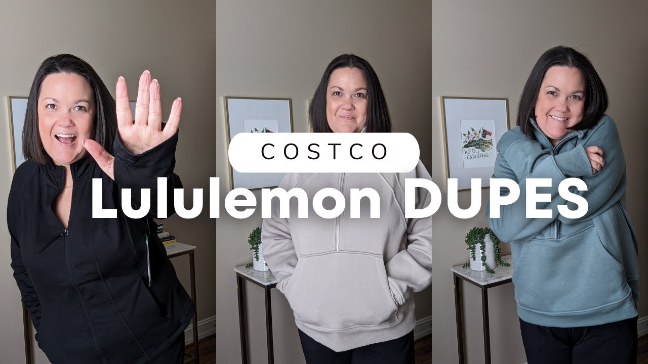 Costco Clothing Haul: Lululemon Dupes!! 