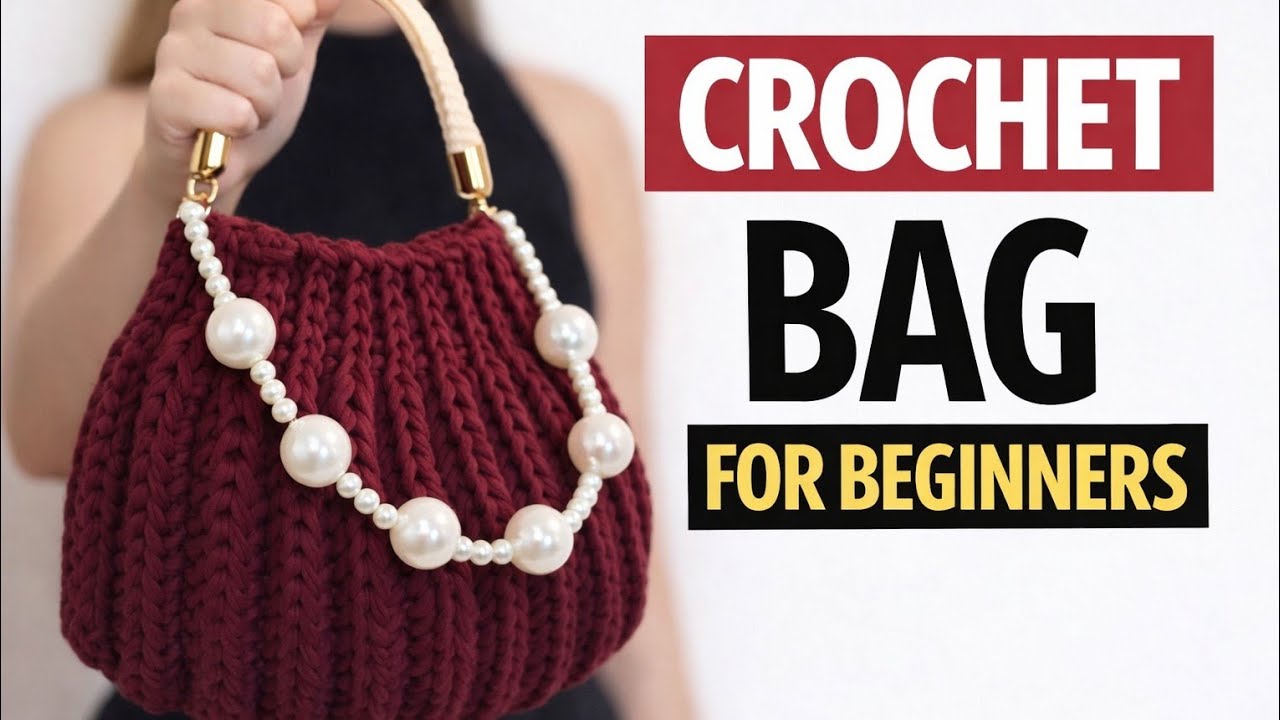 Crochet Bag for Beginners | Easy Crochet Bag Tutorial Step by Step ...