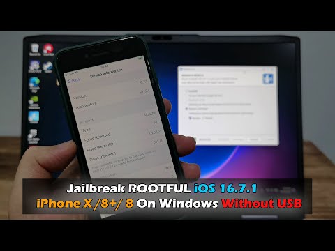 Jailbreak ROOTFUL iOS 16.7.1 iPhone X /8+/ 8 On Windows Without USB