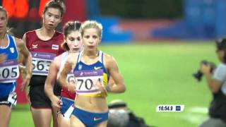 Women's 5000m Walk Final - Athletics - Singapore 2010 Youth Games