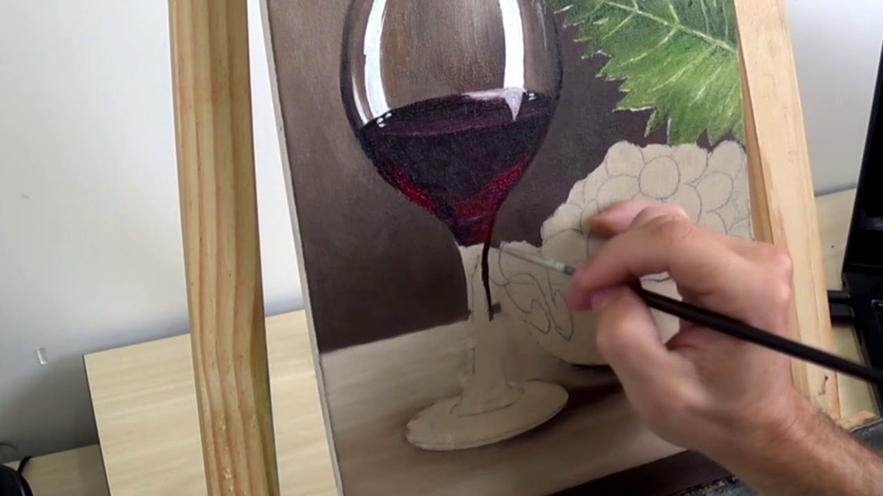 Dicas como Pintar (Taça de Vinho/Natureza Morta) | Adenir Morais