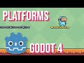 Moving Platforms, One Way Collisions, and How to Drop Under Platforms ~ Godot 4 Platformer Tutorial