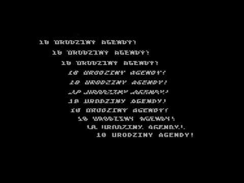 "Urodziny" 256 byte intro Atari XL/XE LOST party 2020