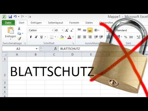  Update New Excel (bis 2010) Blattschutz Passwort löschen [HD] - Blattschutz Hacken bzw. entfernen