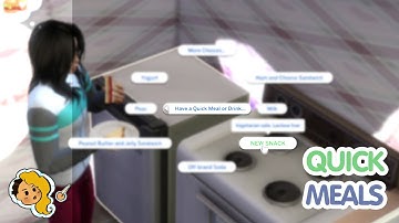 How to add to Quick Meal Menu in The Sims 4  FAST and EASY!