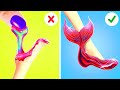 Mermaid&#39;s Tail in Real Life! 🧜‍♀️ Extreme DIY Hacks How to Be a Mermaid by Challenge Accepted