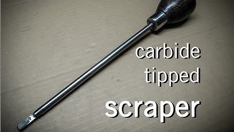 Making a Small Hand Scraper