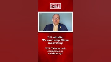 Will Chinese tech be celebrating US admission of failure?