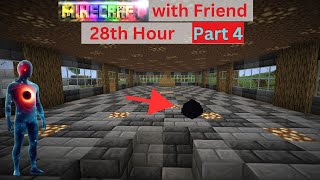 Vanilla Minecraft Adventures | 28th Hour: Finishing Up the First Floor. Part 4 #basebuilding