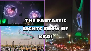 Fantastic Lights and Fireworks Show In Riyadh KSA |Happy 92nd National Day KSA! by Avril's Channel 557 views 1 year ago 2 minutes, 12 seconds