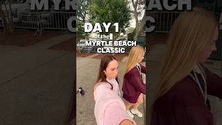 Day 1 at the Myrtle Beach Classic⛳️✨ #golf #golftrip #golflife #pga #golfday