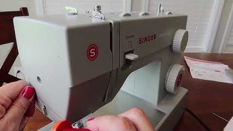 Getting started on your Singer Heavy Duty 4452