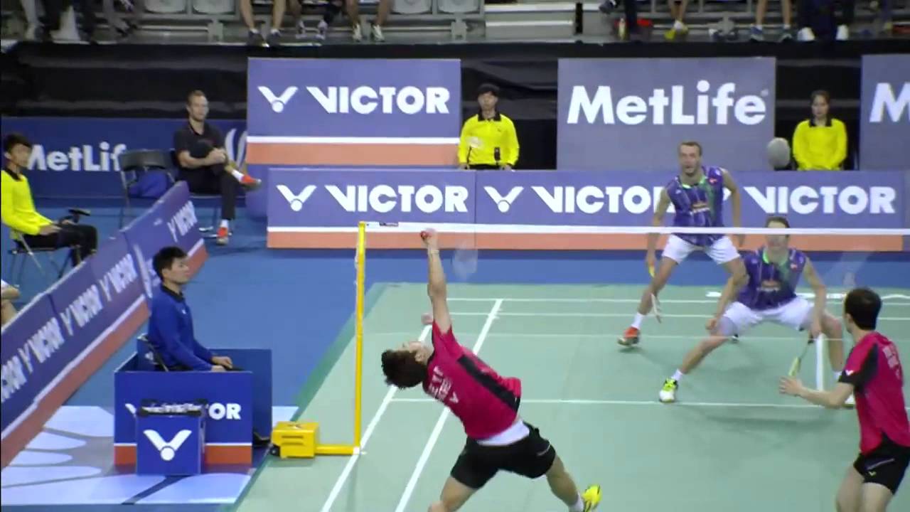 Victor Korea Open 2015 | Badminton SF M1-MD | Lee/Yoo vs Boe/Mog - YouTube