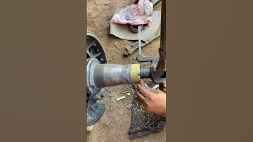 made threads without lathe machine #reels #handmade #tools #lathework #fblifestyle