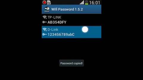 How to view wifi passwords in android (ROOT)