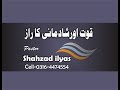 Pastor shahzad ilyas330quwat or shadmaani ka raaz