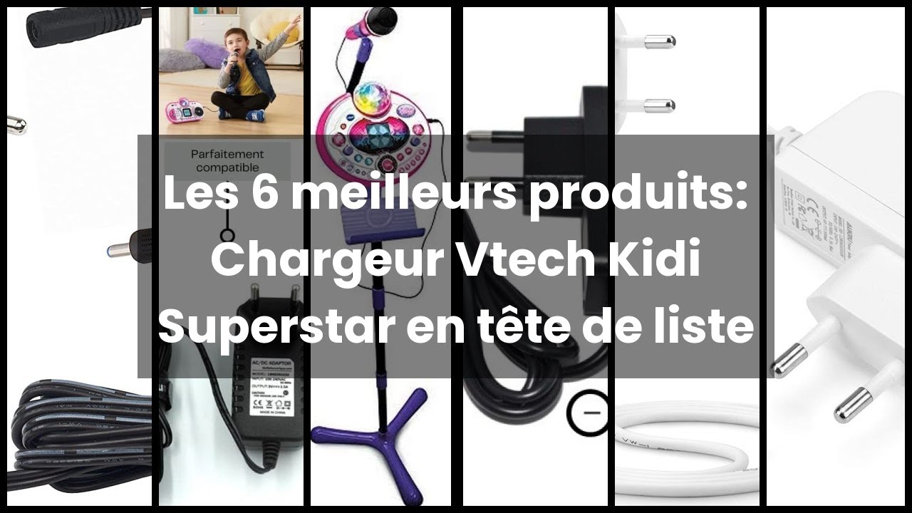 Radio réveil VTech KidiMagic, KidiMagic 2 : Alimentation chargeur compatible