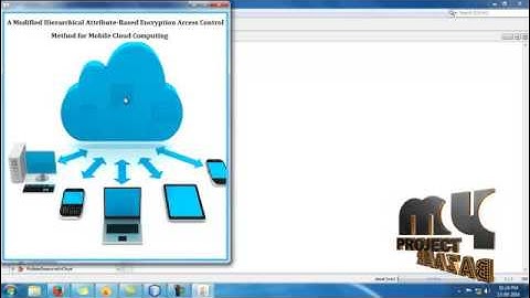 M-HABE Access Control Method for Mobile Cloud Computing | Final Year Projects 2016 - 2017