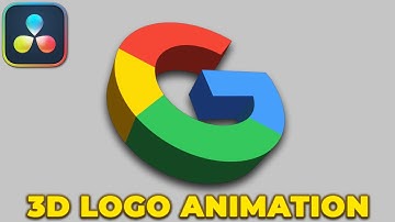 3D Logo Animation Tutorial in Davinci Resolve | Davinci Resolve Tutorial