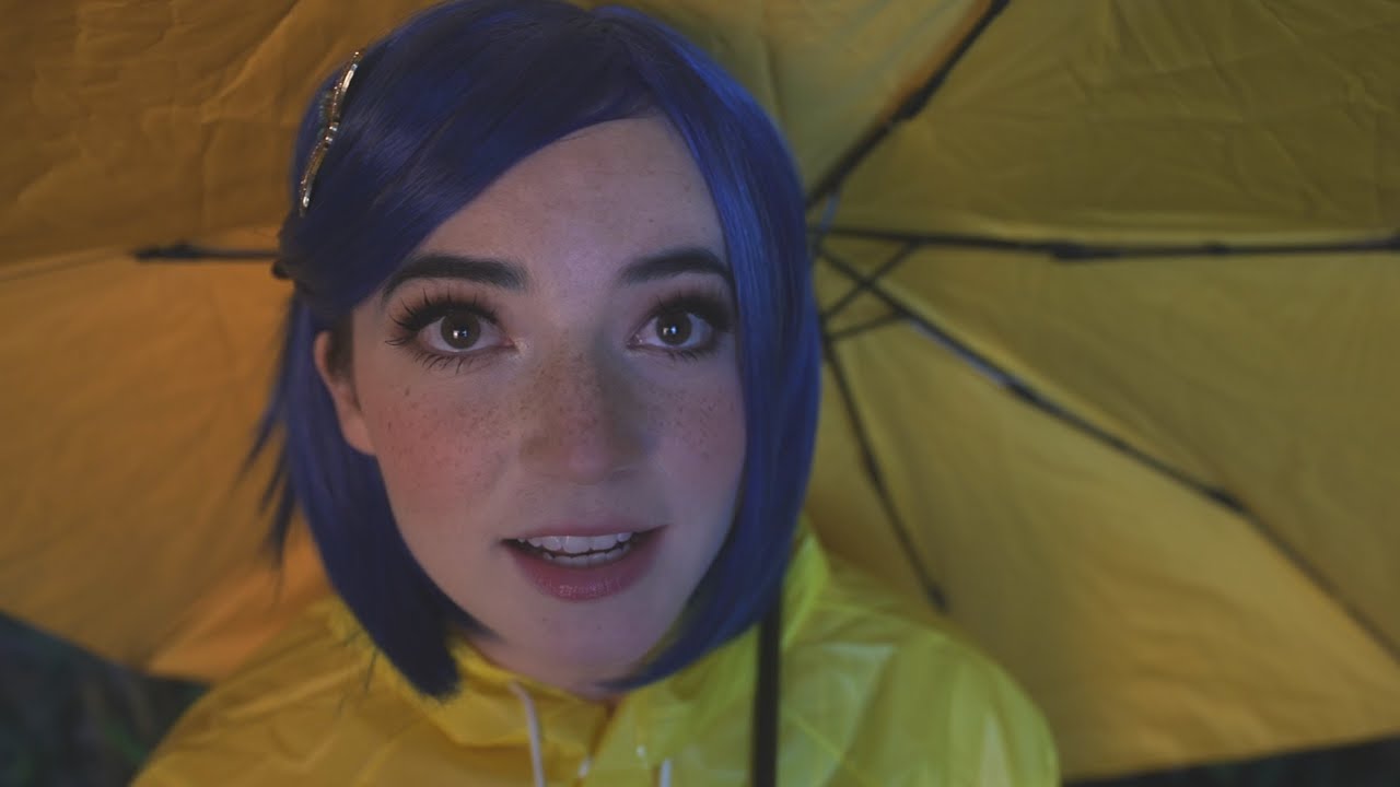 ASMR Coraline's Rainy Day Adventure (crinkly coat, purring cat, trading marbles)