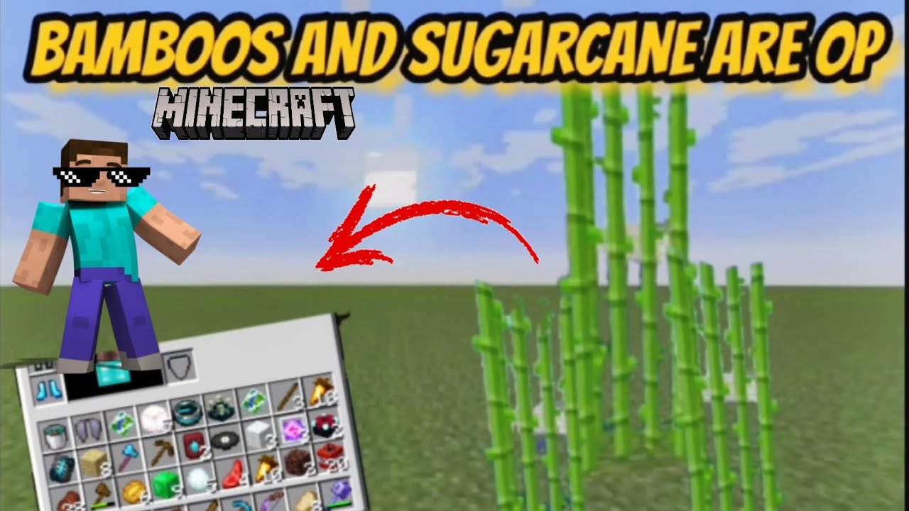 Minecraft,But Bamboos and Sugarcanes Are OP | Minecraft Mods ...