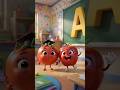 🍅 Tomato Teacher | A for apple 🍎| ABC for Kids #shorts