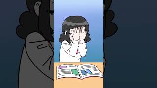 One Week Before the CSAT Exam 📚😱 3Day Studio Animation #shorts #art