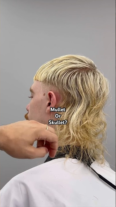 Mullet or skullet? #mullet #haircut