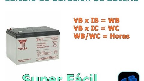 COMO CALCULAR LA DURACIÓN DE UNA BATERÍA CONECTADA A UN CIRCUITO