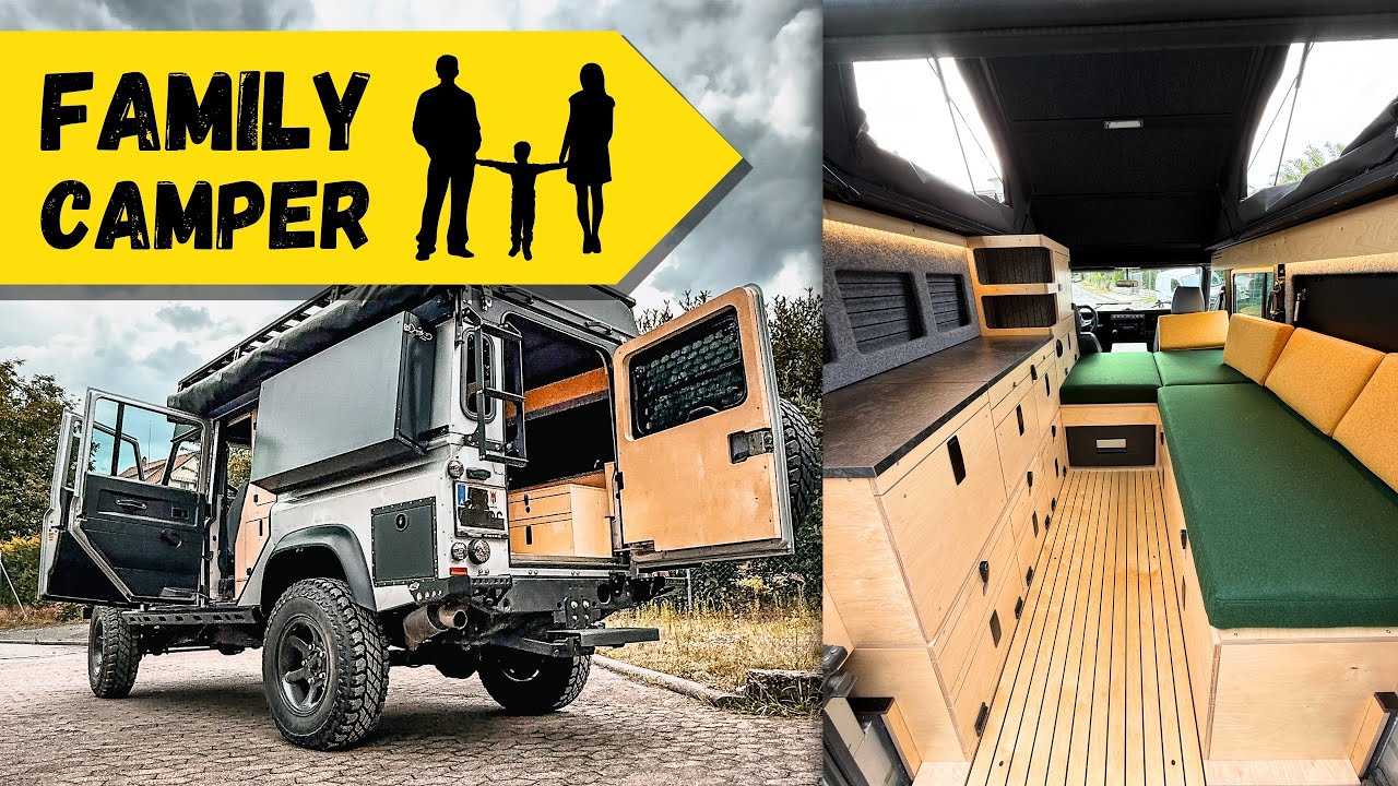 Offroad Mini Camper für 3 – Dieses Defender Wohnmobil überrascht jeden! 😱