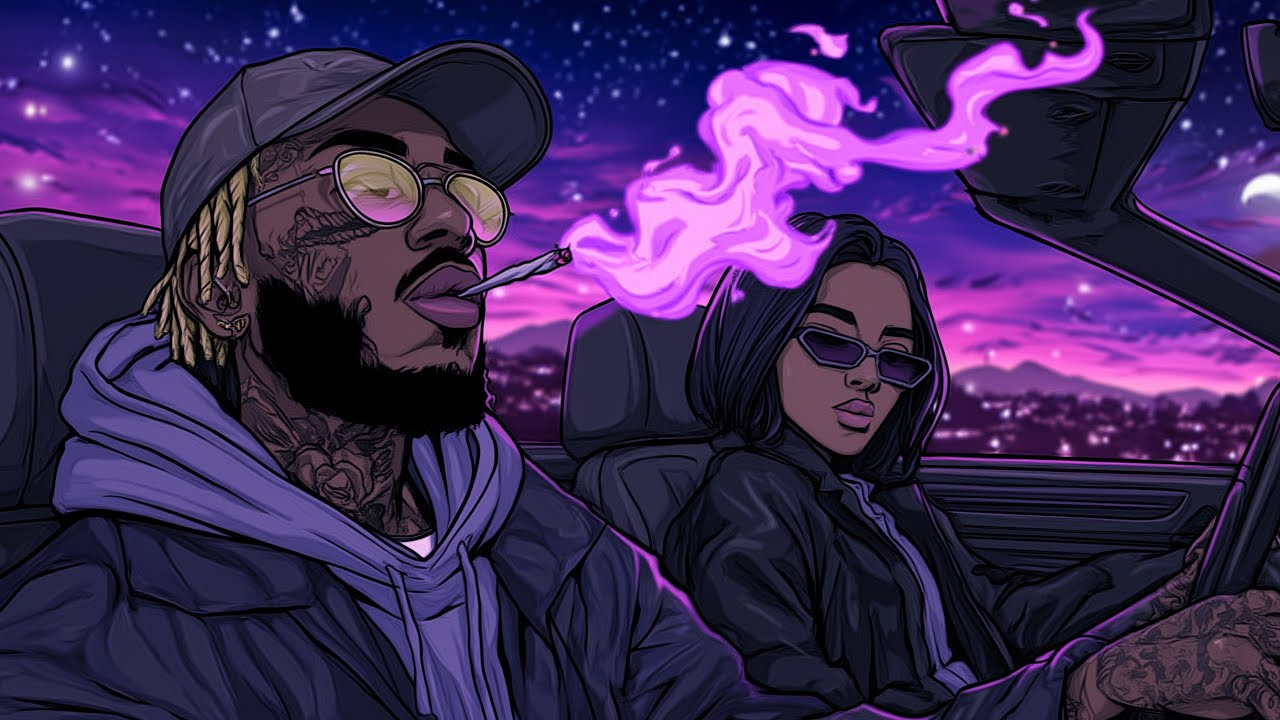 OG-Funk Chill Rap | Midnight Purple Cruise | West Coast • 420 Vibes • Smooth Night Flow