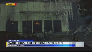 Celebrity Warehouse fire in Attalla continues to burn over 24 hours since starting Net Worth