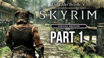 The Elder scrolls V: SKYRIM SPECIAL EDITION Walkthrough Part 1 - Intro (No Commentary) #skyrim #pc